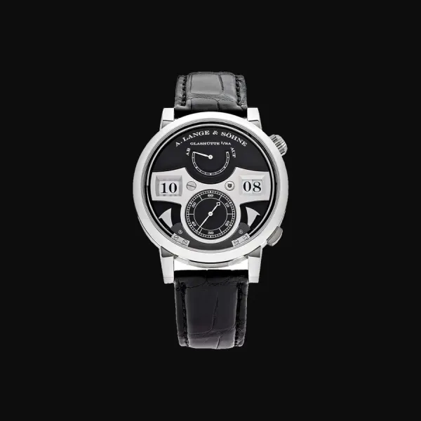Zeitwerk White Gold Black Dial