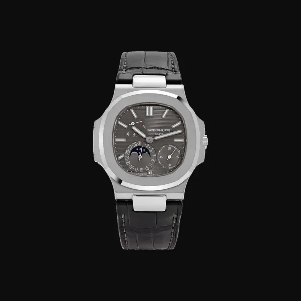 Nautilus White Gold Grey Dial