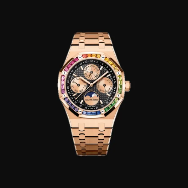 Royal Oak Rose Gold Black Dial